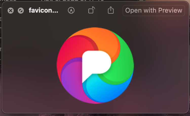Mac Finder Quicklook window